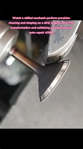 Engine ASMR: 🎧 SUPER Satisfying Valve Cleaning & Reshaping Process! #engine #automobile #satisfying