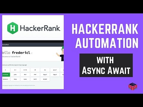 Hacker Rank Code Submission with Async Await