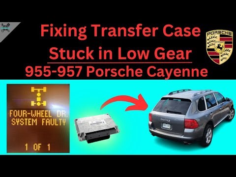 Porsche Cayenne Transfer Case Control Module Replacement | Porsche Cayenne Stuck in 4WD Lo Fix