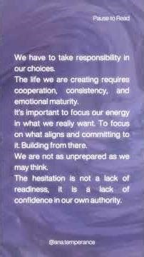 Temperance Code 2421 - Movement Creates Clarity