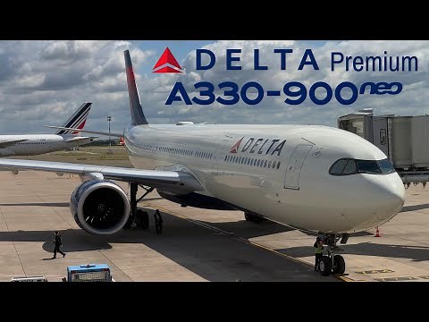 PREMIUM 🇫🇷 Paris CDG - Los Angeles LAX 🇺🇸 Delta Airbus A330neo /Arctic route [FULL FLIGHT REPORT]