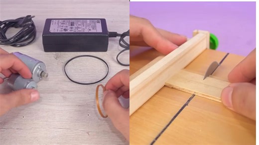 Transform Recyclable Materials Into a Mini Table Saw
