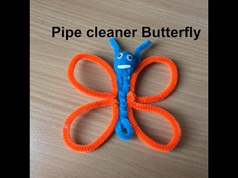 How to make a pipe cleaner Butterfly