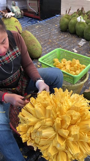 แกะขนุนเนื้อสวยและวิธีทำ