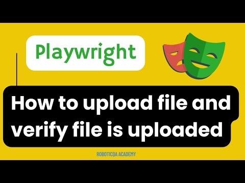 How to upload file in Playwright + Typescript [ Non Input Tag ] and verify file is uploaded