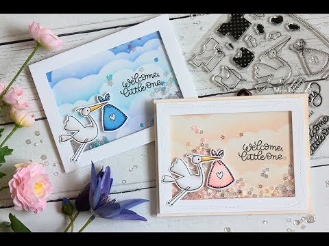 Baby SHAKER CARDS (boy and girl)