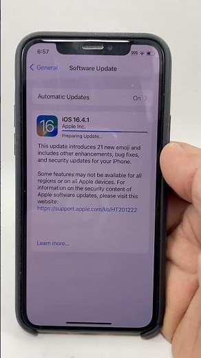 iPhone X is stuck on preparing update 16.4.1 #shorts #ytshorts