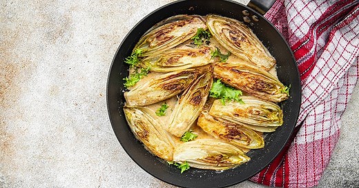 Endives à la poêle facile et rapide
