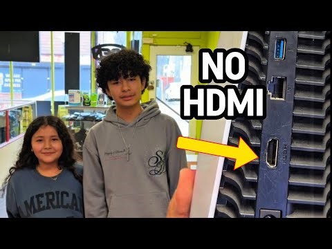 His PLAYSTATION Had No HDMI In IT 😱