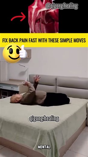 "Gymnastics for a Healthier Back Keep your back strong and pain-free with these simple exercises. Regular practice can improve posture, alleviate discomfort, and boost overall health! 💪✨ #BackHealth #Wellness #Exercise #StrengthenYourBack #HealthyLifestyle #PostureCorrection #StayActive #Medicine"� | Qigong Healing