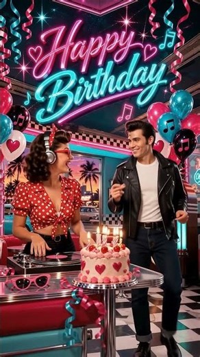 Happy Birthday Rock - 50s Birthday Party Song #happybirthday #birthdaywishes #happybirthdaytoyou