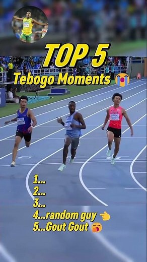Top 5 Letsile Tebogo Showboating Moments in Sprinting History!