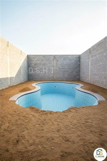 Insane Pool Makeover! 😱 You won't believe it. #transformation #renovation #beforeandafter #backyard