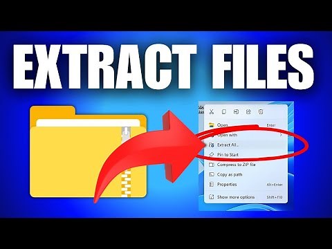 How to Extract Files Without WinRAR or 7-Zip on Windows 10 & 11