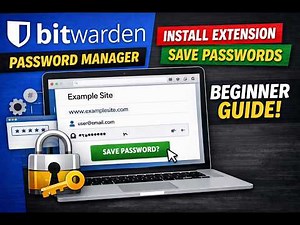 Bitwarden Password Manager Setup (2026) | Install Extension + Save Passwords Fast