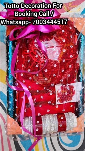 Biyer Totto | Wedding tray #shorts #tottosajano #weddingtraydecoration #gifthamper #weddinggift