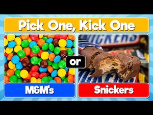 Pick One, Kick One Sweets & Candy Bars 🍬 🍫 🍭