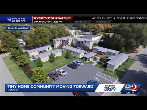 DeLand breaks ground on Volusia County's first transitional tiny home community