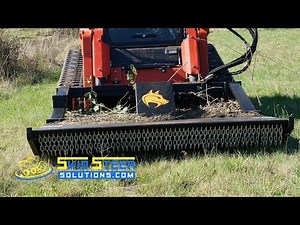 Brush Wolf 7200 HF Skid Steer Brush Cutter Overview+Demo | Skid Steer Solutions