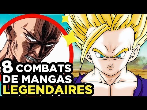 8 most LEGENDARY MANGA FIGHTS 👊