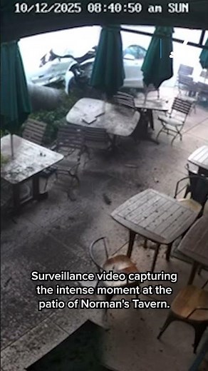 Wild video shows Tesla crashing outside Miami Beach restaurant before 2 detained