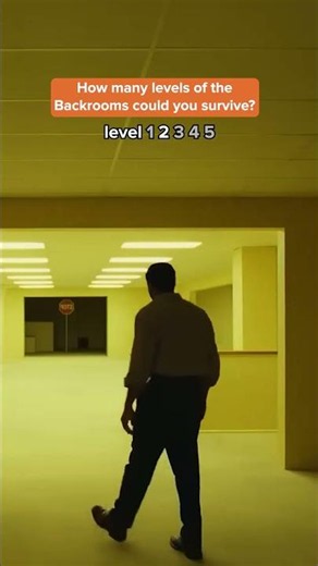 How Many Levels Of The Backrooms Could You Survive? #TheBackroomsMovie