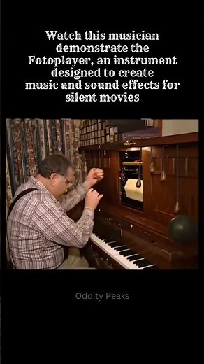The Forgotten Sounds of Silent Films: Fotoplayer Demonstration || Oddity Peaks