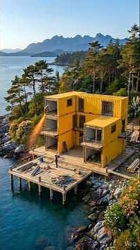 Building a Luxury Container House in Seconds 🏡