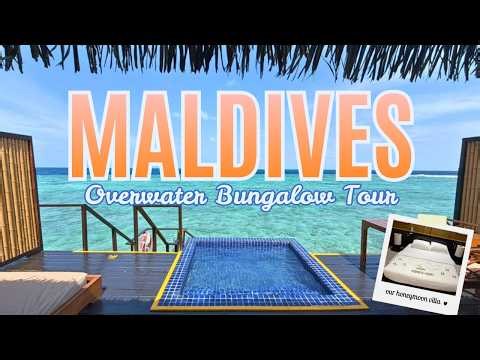 Maldives Overwater Bungalow Tour 🌴 | Our Honeymoon Villa