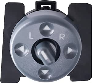 HiSport 15009690 Power Mirror Control Switch Driver Side - Compatible with Chevy Astro Blazer S10 GMC C1500 C2500 Suburban C3500 K1500 K2500 Suburban K3500 Isuzu 1994-2005 - Replaces 19209371 901-000