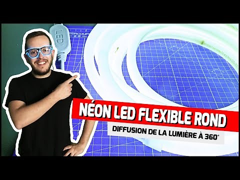 Round LED neon light, 220V direct, 360° light diffusion: The complete installation tutorial