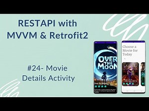 REST API with MVVM and Retrofit2 #24 - Movie Details Activity