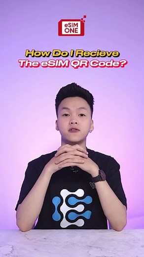 How will I receive the eSIM QR Code? eSIM One #eSIMone #esimtravel #simtravel #globalsim #travel #eSIM #eSIMfaqs