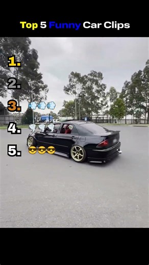 TOP 5 Funny Car Moments! 😂🚗 #shorts #funny