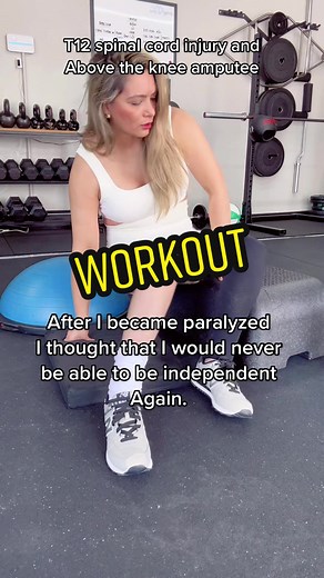 Empowering Workout Motivation for Paraplegic Women