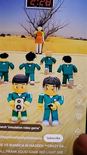 FAKE CALL PRANK SQUID GAME RED LIGHT GREEN LIGHT #shorts #roblox