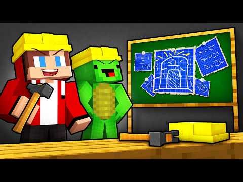 How Mikey and JJ Built The MOST SECRET Base in Minecraft (Maizen)