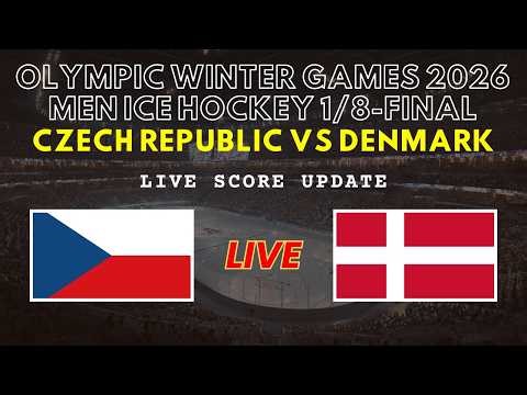 Czech Republic vs Denmark Live Scores | Olympic Winter Games 2026 Men’s Ice Hockey 1/8-Finals