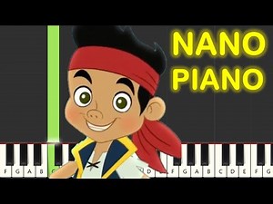 Jake and The Never Land Pirates Theme Song Piano Tutorial