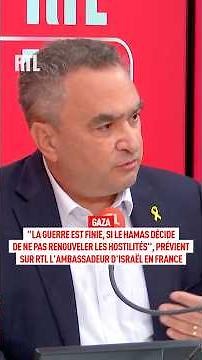 Gaza War: "The War Is Over," Says Israeli Ambassador to France