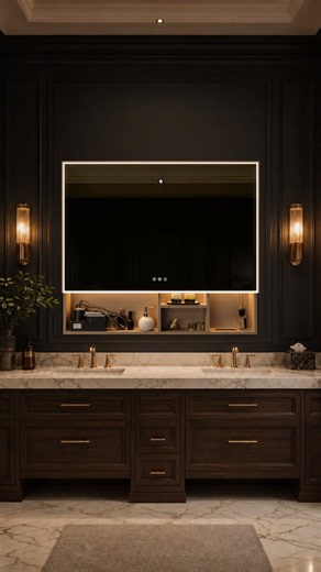 Smart LED Mirror Cabinet with Storage & Voice Control | INYOUTHS #bathroommirror #inyouths