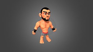 Fighter Boxer Character - 3D model by newassets