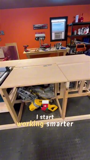 🚫 Stop working on the floor — start working smarter. I used to build every project on the ground… and it cost me extra time and energy every single time. 💡 So I built this mobile workbench: ✔️ Rock-solid and stable ✔️ Perfectly aligned for clean, accurate cuts ✔️ Easy to build with basic tools 🔥 If you're tired of bending, lifting, and fighting for space… this setup will change your workflow completely. 👇 Get the full plan now Type PLAN in the comments or check the link in the first comment.