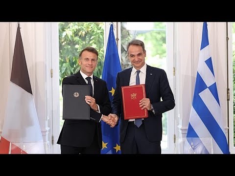 Μητσοτάκης - Μακρόν: Υπέγραψαν την νέα στρατηγική συμφωνία Ελλάδας - Γαλλίας