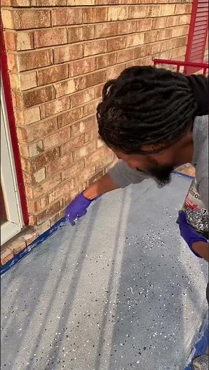 How to transform your old concrete porch, patio or walkway!