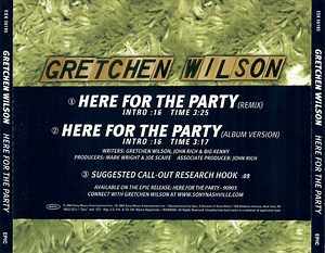 Gretchen Wilson - Here For The Party