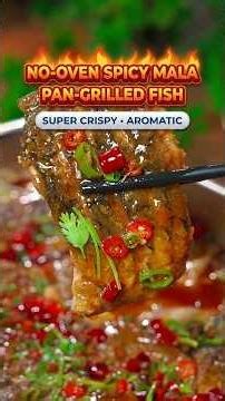 No-Oven Crispy Sichuan Grilled Fish Recipe | Xiao Li's Kitchen | Quick & Easy Chinese Recipes