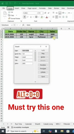 Excel Fast Data Entry Method (Beginner to Pro) #shorts #trending #dataentry