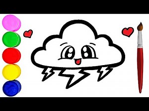 Wolke Zeichnen und Malen für Kinder