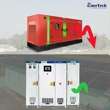 EnerTech Batteryless Gridless Solar Hybrid Inverter | Off-Grid Solar Inverter Without Battery & Grid